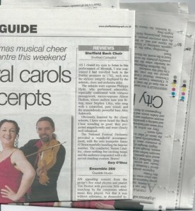 From the Sheffield Telegraph