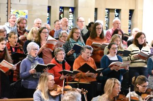Photo of choir at rehearsal